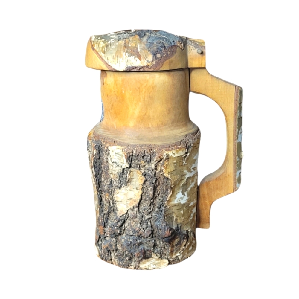 Vintage 1933 World's Fair birchwood Stein/ Mug